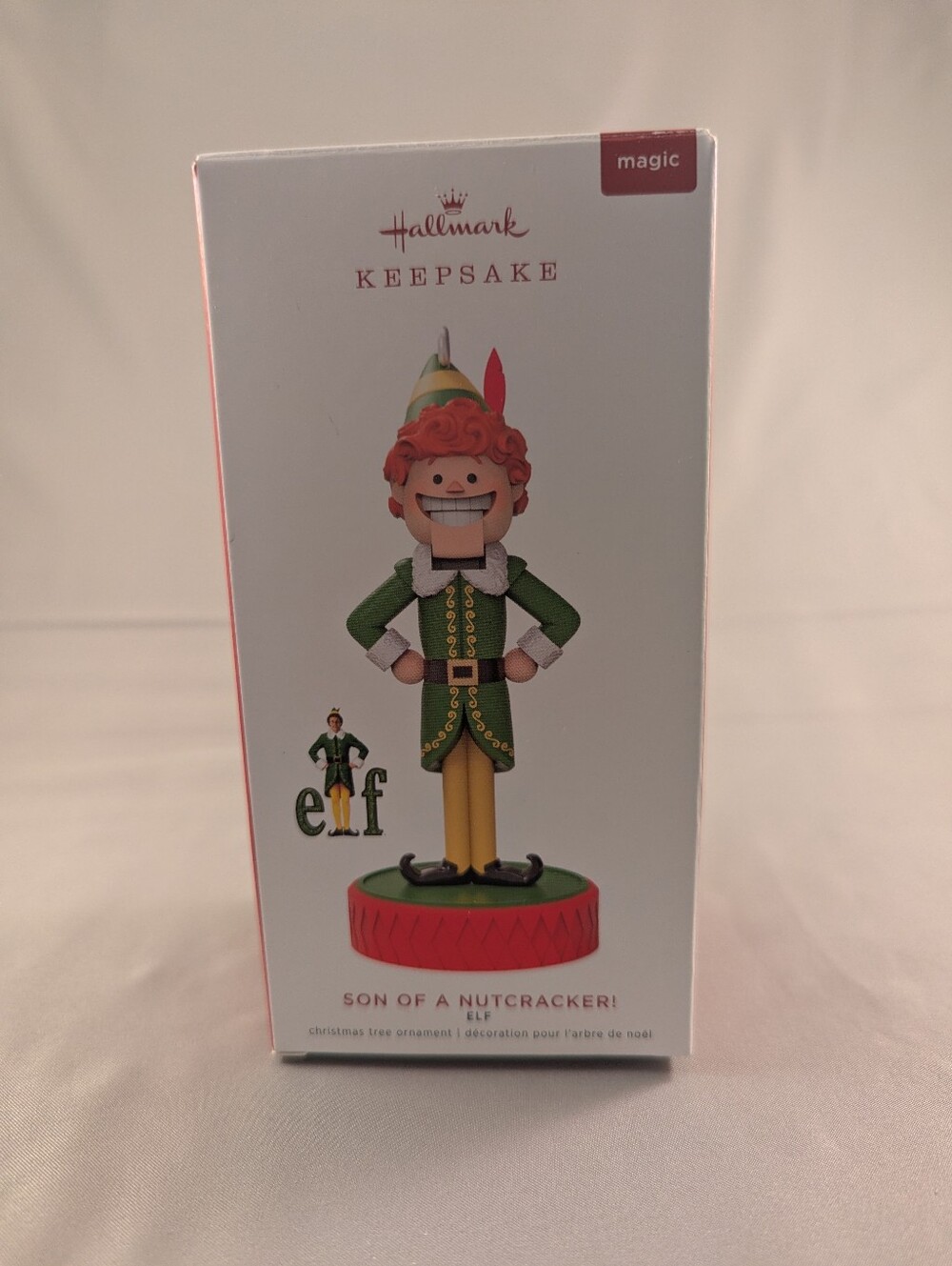 Hallmark Keepsake "Son  Of A Nutcracker!" Buddy The Elf Christmas Ornament